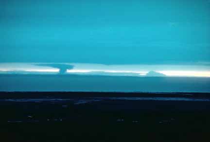Photograph of Steam plume