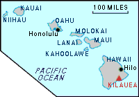 index map of Hawaiian Islands