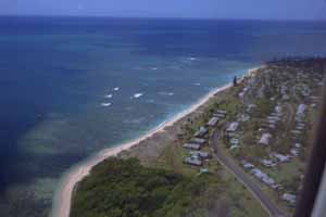 [Ewa Beach, Oahu, aerial photo]